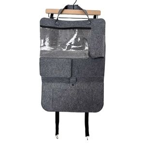Car Back Seat Organizer Grey